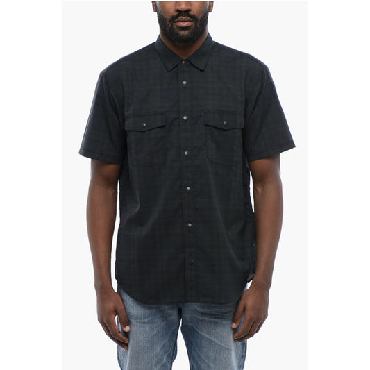Woolrich Checkered MESH Short Sleeved Shirt