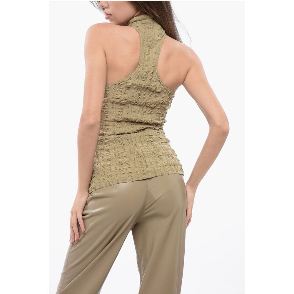 Nanushka Wrinkled Effect Halter Neck MARINDE Top