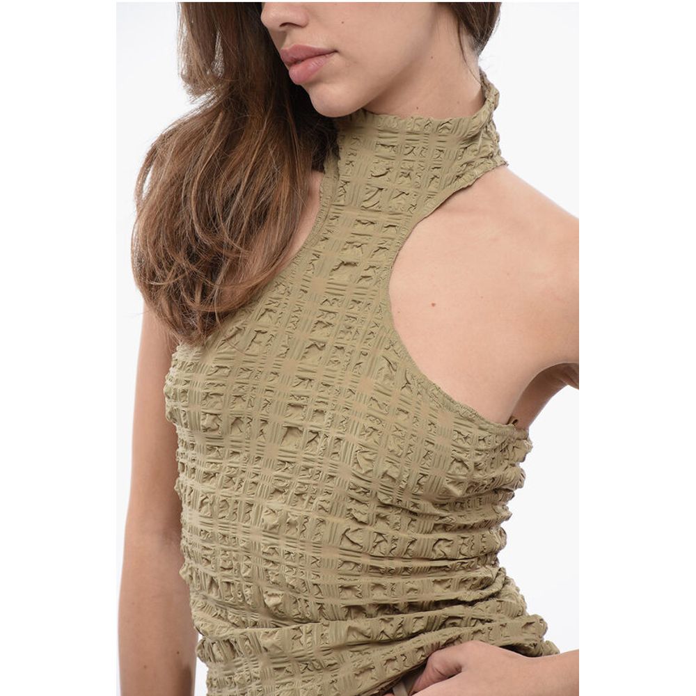 Nanushka Wrinkled Effect Halter Neck MARINDE Top