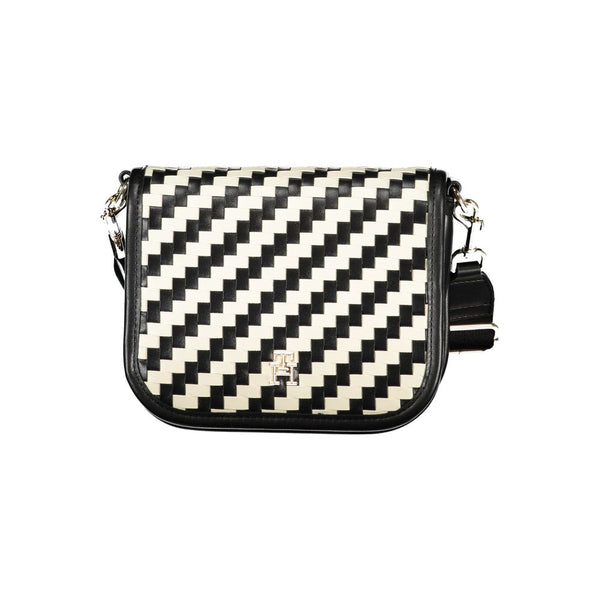 Tommy Hilfiger Black Polyurethane Women Handbag