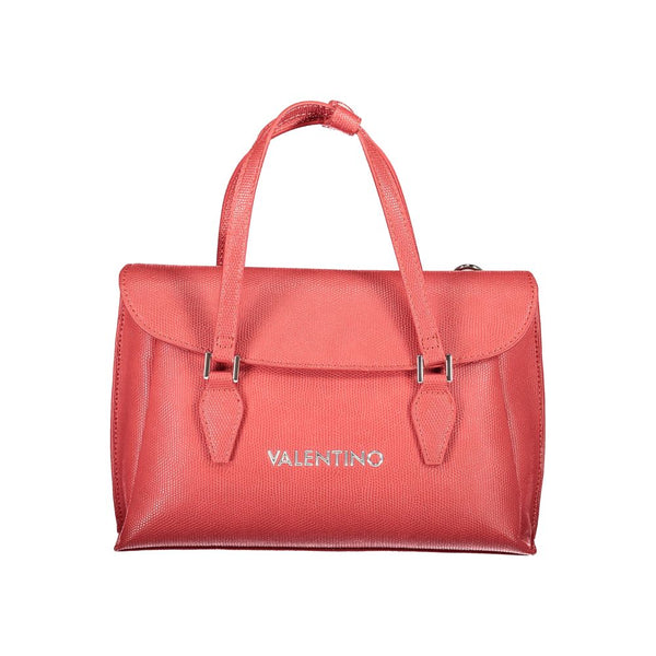 Mario Valentino Rosso Poliuretano Donna Bag With Handles and Shoulder Strap