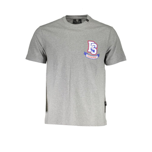 Plein Sport Brown Cotton Men T-Shirt