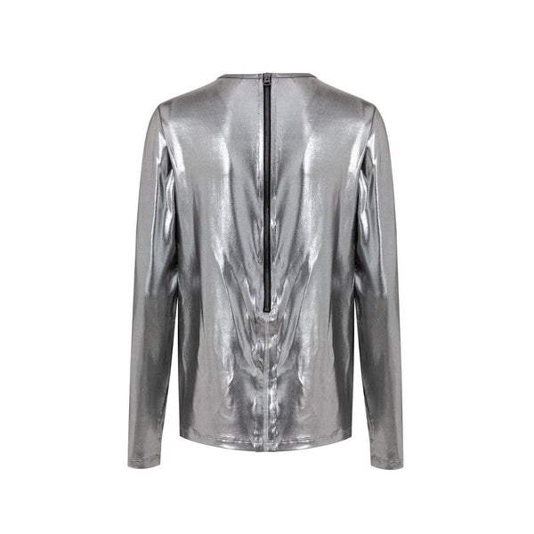 Tom Ford Gray Viscose Long Sleeve T-Shirt