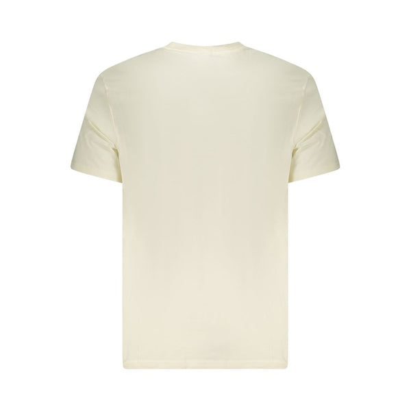 Lee Beige Cotton Men T-Shirt