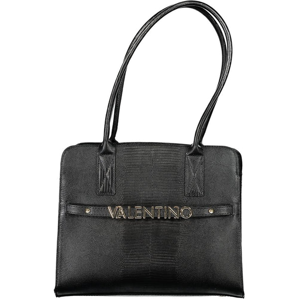 Mario Valentino Black Polyurethane Women's Bag