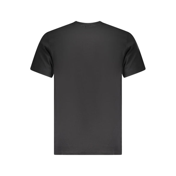 Fila Black Organic Cotton Men T-Shirt