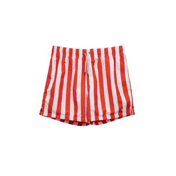 Emporio Armani Red Polyester Swim Shorts