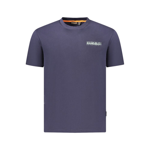 Napapijri Blue Cotton Men's T-Shirt