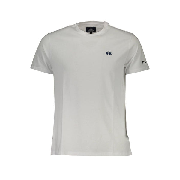 La Martina White Cotton Men's T-Shirt