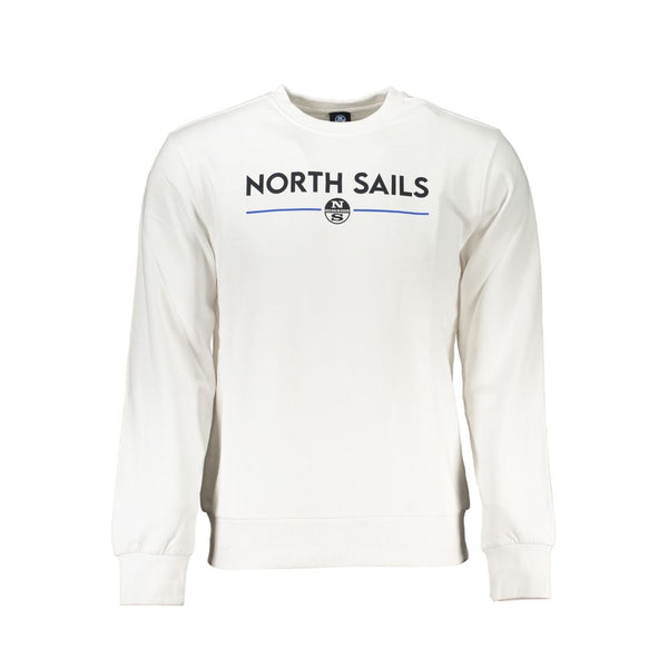 North Sails White Cotton Mens Sweatshirt