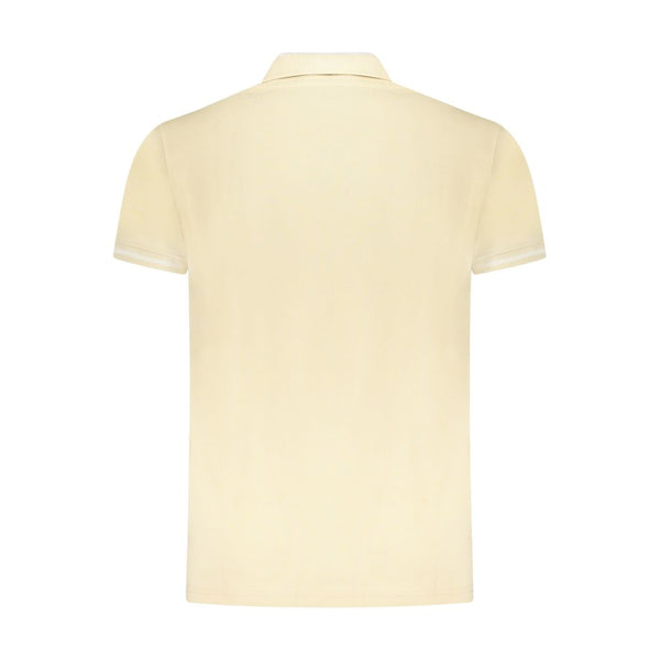 Cavalli Class Beige Cotton Men Polo Shirt