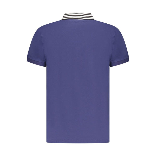 Cavalli Class Blu Cotton Men Polo