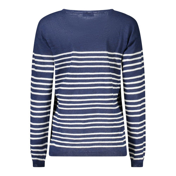 North Sails Blue Linen Women's Sweater