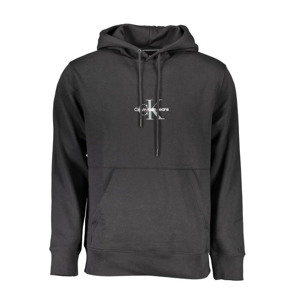 Calvin Klein Black Cotton Men Sweatshirt