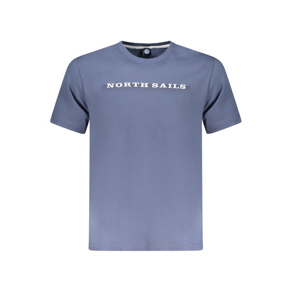 North Sails Blue Cotton Men's T-Shirt