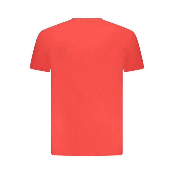 Cavalli Class "Rosso Cotton Men T-Shirt"