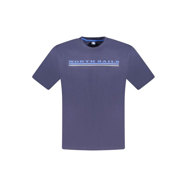 North Sails Blue Cotton Mens T-Shirt
