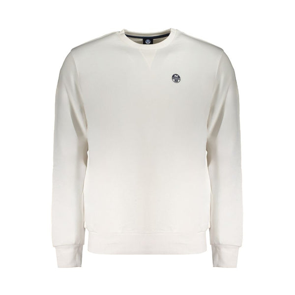 North Sails White Cotton Men Sweatshirt