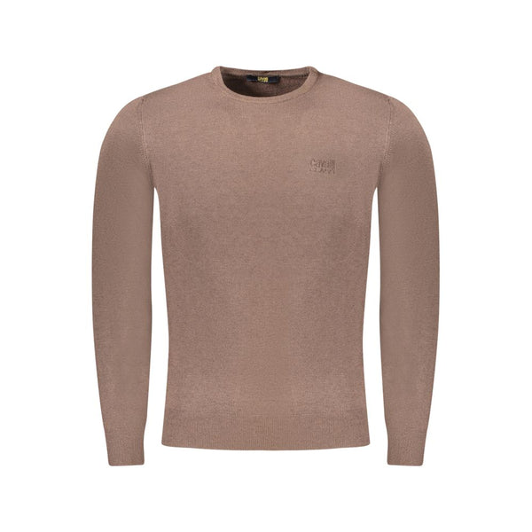 Cavalli Class Marrone Viscose Men's Sweater