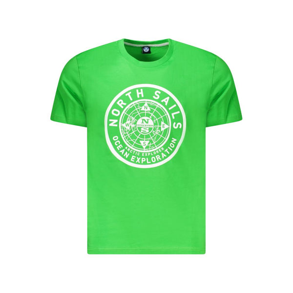 North Sails Verde Cotton Men T-Shirt