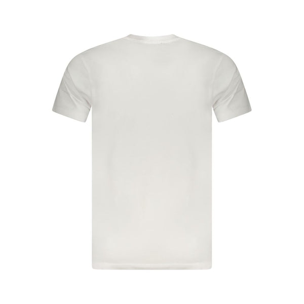 Cavalli Class Bianco Cotton Men T-Shirt