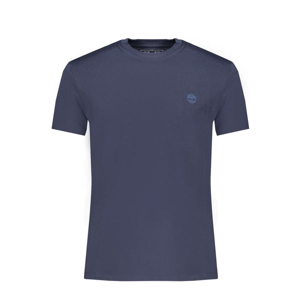 Timberland Blue Cotton Men's Slim-Fit T-Shirt