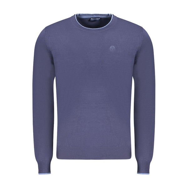 North Sails Blue Cotton Men's Sweater