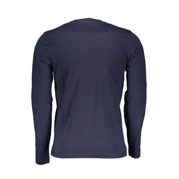 North Sails Blu Cotton Men T-Shirt
