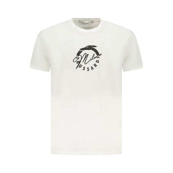 Trussardi Bianco Cotton Men's T-Shirt