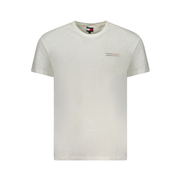 Tommy Hilfiger Bianco Cotton Men Shirt