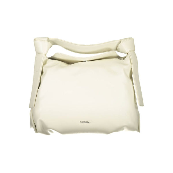 Calvin Klein Beige Polyester Women Handbag
