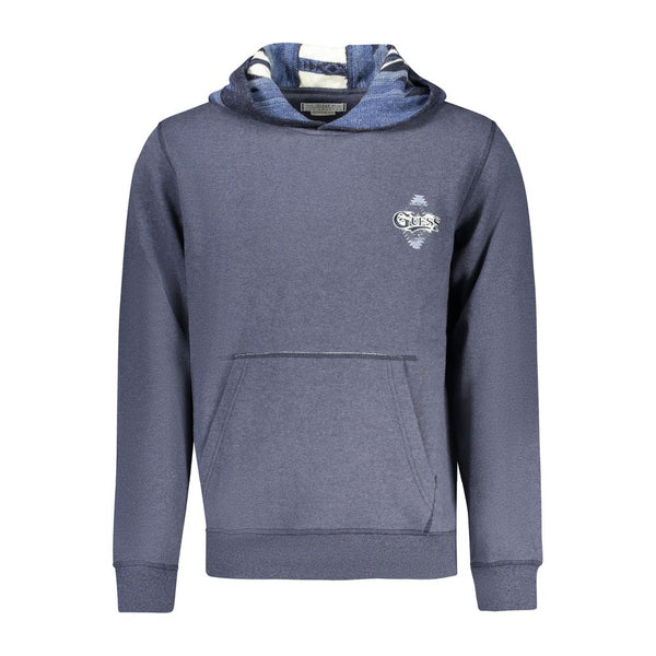 Guess Jeans Blue Cotton Men's Hoodie