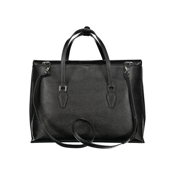 Mario Valentino Black Polyurethane Women's Bag