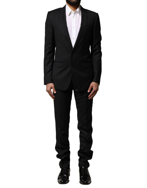 Dolce & Gabbana Blue MARTINI Wool Formal 2 Piece Suit