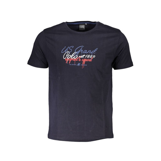 U.S. Grand Polo Blue Cotton T-Shirt