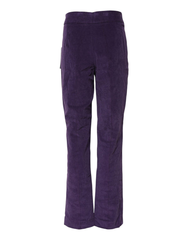 BENCIVENGA Purple High Waisted Flared Pants