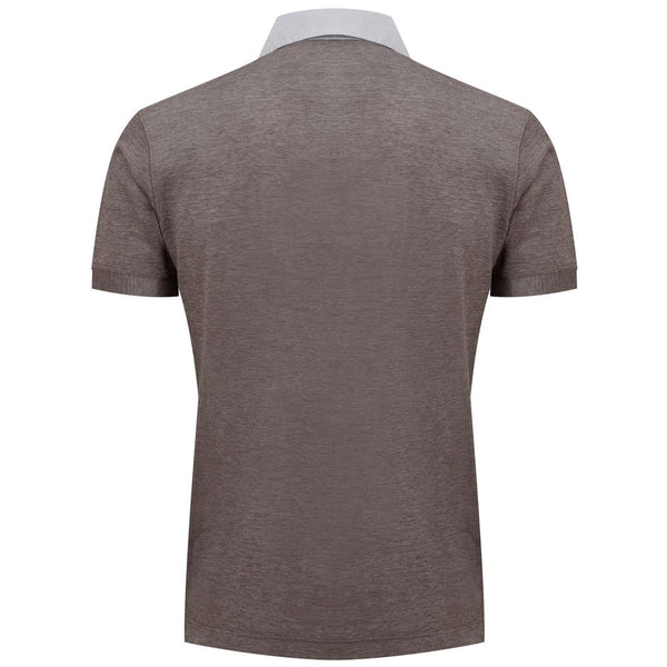 Corneliani Bicolor Cotton Shortsleeve Shirt