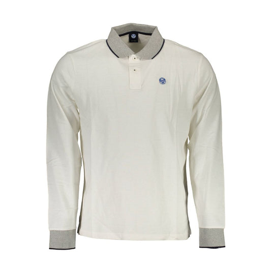 North Sails White Cotton Polo Shirt
