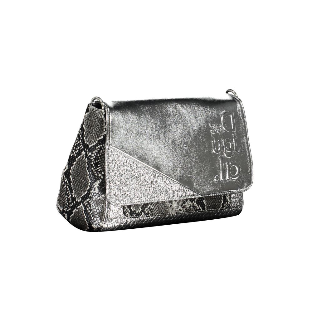 Desigual Gray Polyethylene Handbag