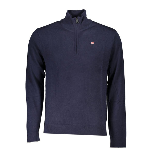 Napapijri Blu Tessuto Mens Sweater