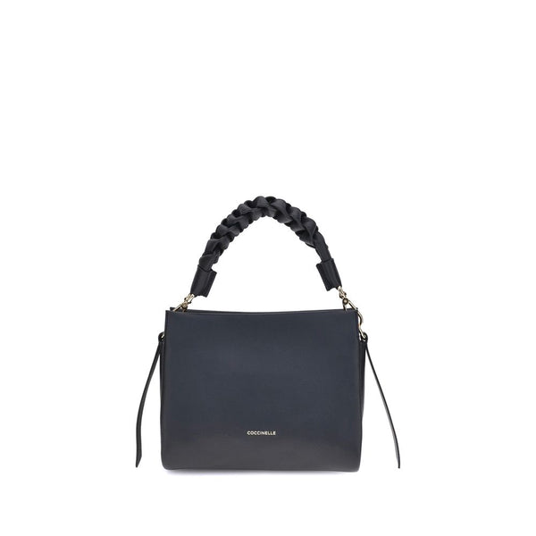 Coccinelle Black Calf Leather Bos Taurus Handbag