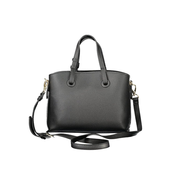 Mario Valentino Black Polyurethane Women's Bag