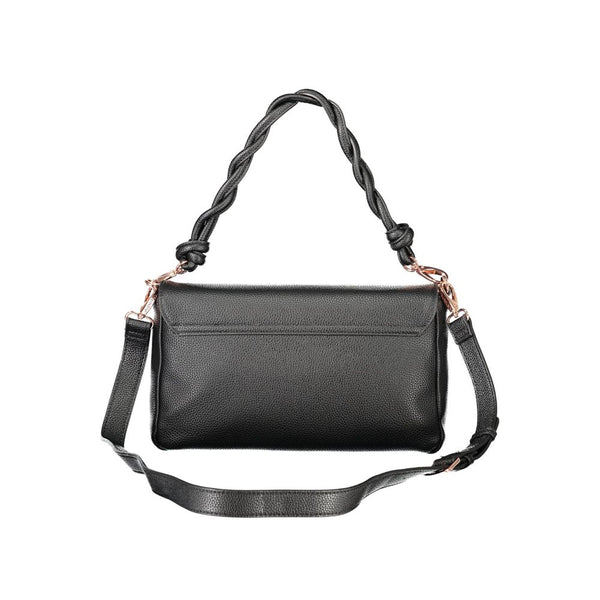 Mario Valentino Black Polyurethane Women's Bag