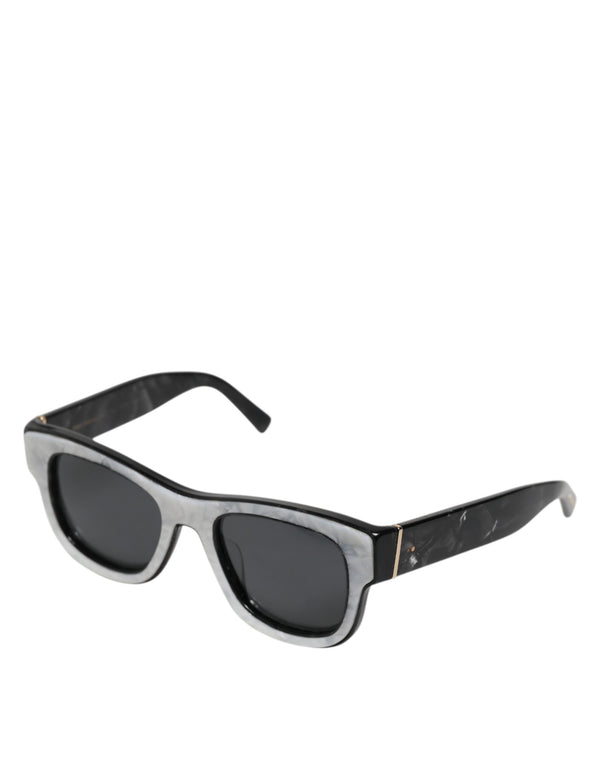 Dolce & Gabbana Pearl White Acetate Frame DG4379 Domenico Shade Sunglasses