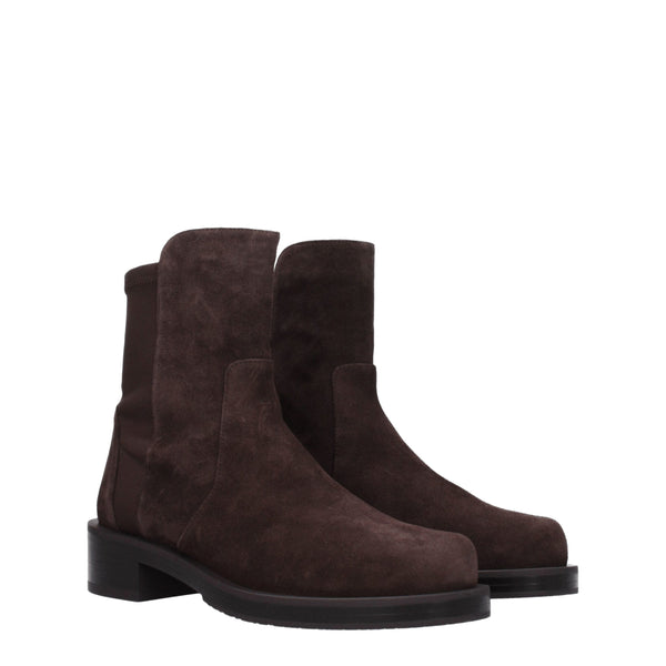 Stuart Weitzman Brown Leather Ankle Boots