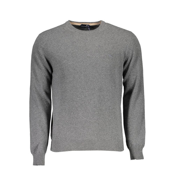 Harmont & Blaine Grigio Wool Men Sweater