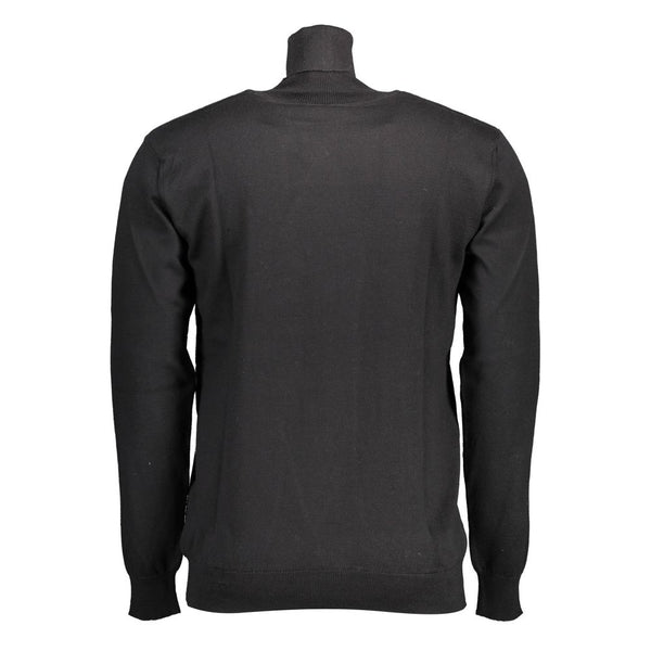 U.S. POLO ASSN. Black Cotton Men's Sweater