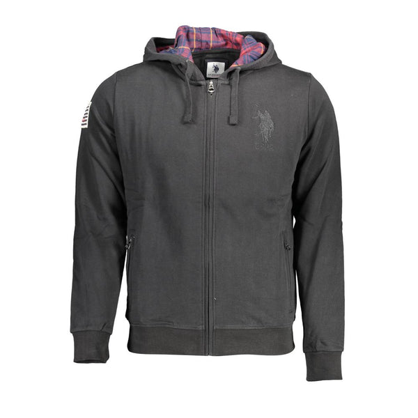 U.S. POLO ASSN. Black Cotton Men's Sweatshirt