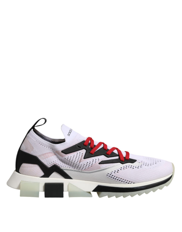 Dolce & Gabbana White SORRENTO Sport Stretch Sneakers Shoes
