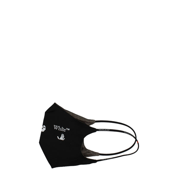 Off-White Black Cotton Facemask